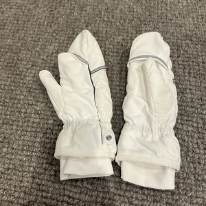 white lululemon mittens